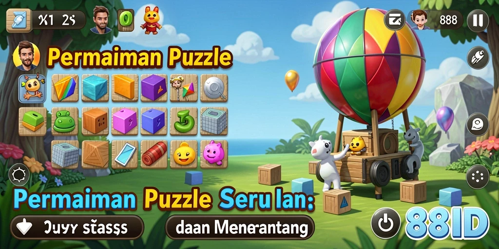 Screenshot menunjukkan gameplay 88ID yang penuh tantangan.