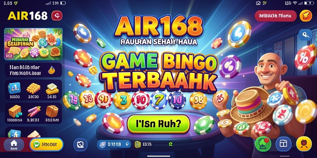 Tampilan gameplay AIR168 yang menarik dan mengasyikkan dalam permainan Bingo.