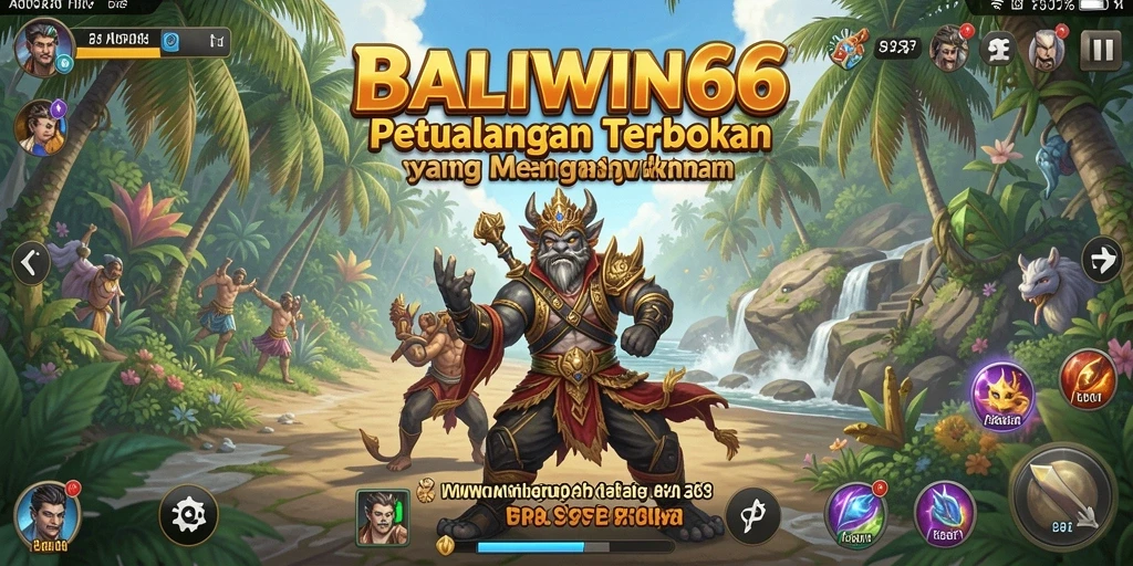 Screenshot utama BALIWIN66 menampilkan gameplay dunia terbuka yang mendebarkan.