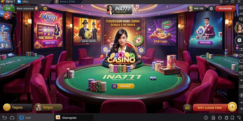 Gameplay Live Casino kelas dunia dalam aplikasi INA777.