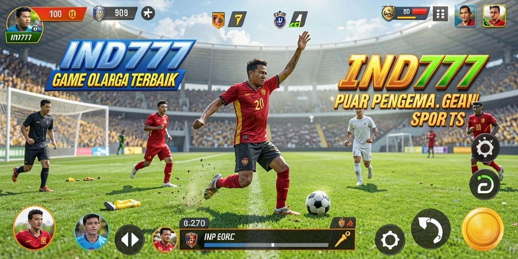 Tampilan gameplay seru dalam <strong>IND777</strong> yang menampilkan pertarungan olahraga.