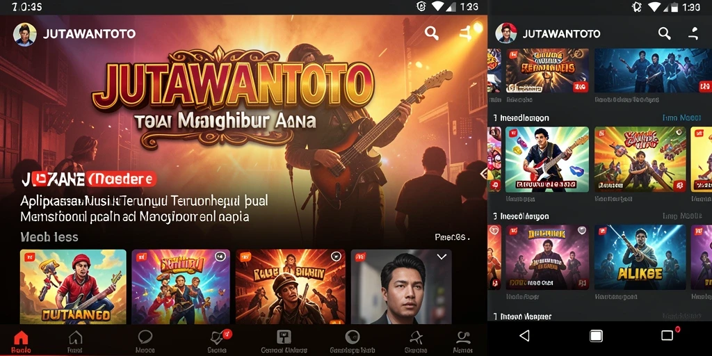Screenshot gameplay JUTAWANTOTO yang menampilkan tantangan musik yang mendebarkan.