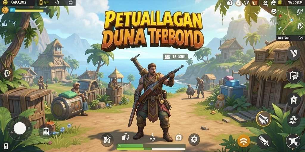 Screenshot KAKA303 menampilkan petualangan mengesankan di dunia terbuka.
