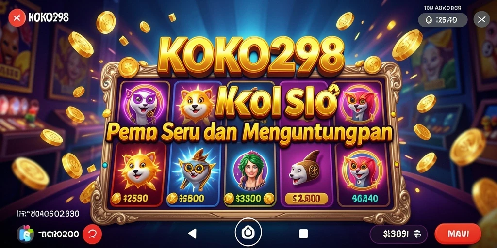 Tampilan menarik dari gameplay KOKO288 untuk permainan slot