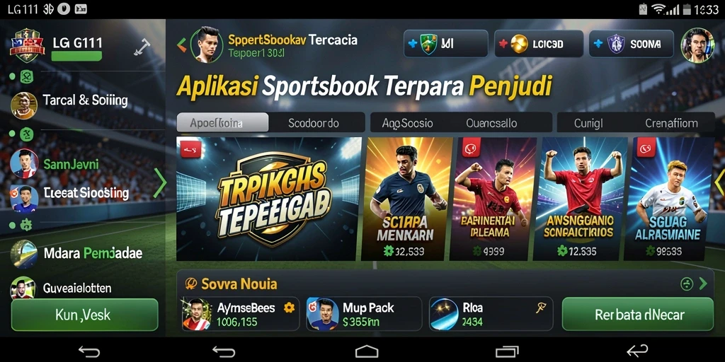 Tampilan screenshot dari gameplay taruhan Sportsbook yang menarik di LG111.