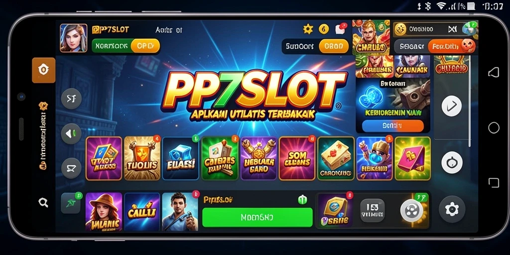 Tampilan antarmuka pengguna dari PP7SLOT yang menarik dan informatif.