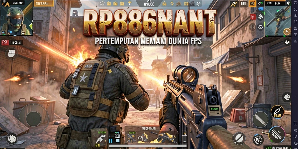 Gameplay intens dan penuh aksi dalam RP886.