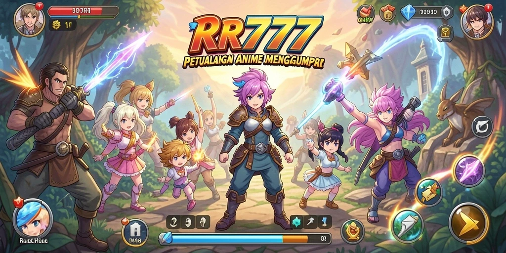 Tampilan dramatis gameplay yang menghipnotis di RR777.