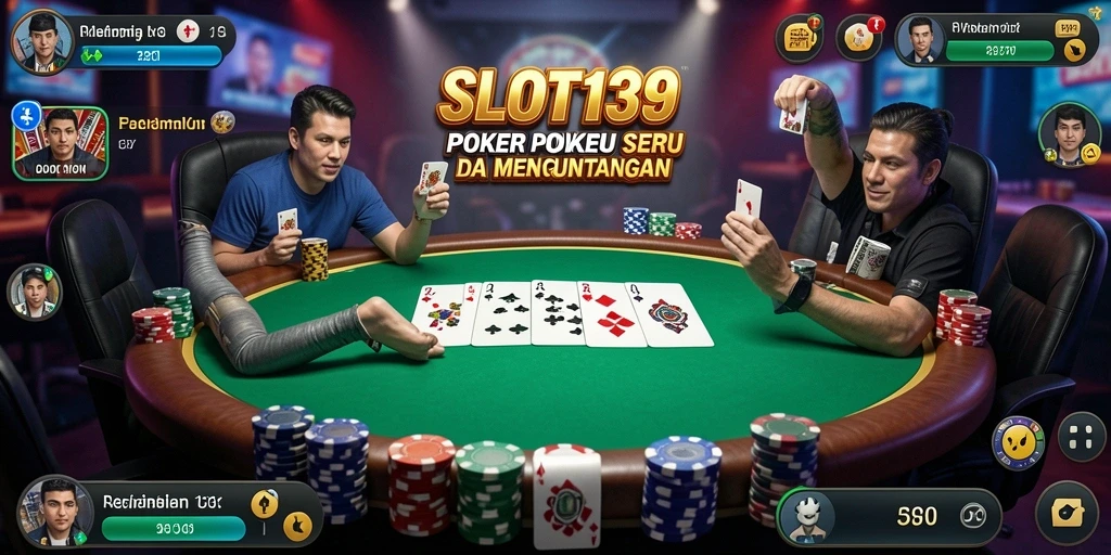 Screenshot SLOT138 menampilkan gameplay Poker yang mendebarkan.