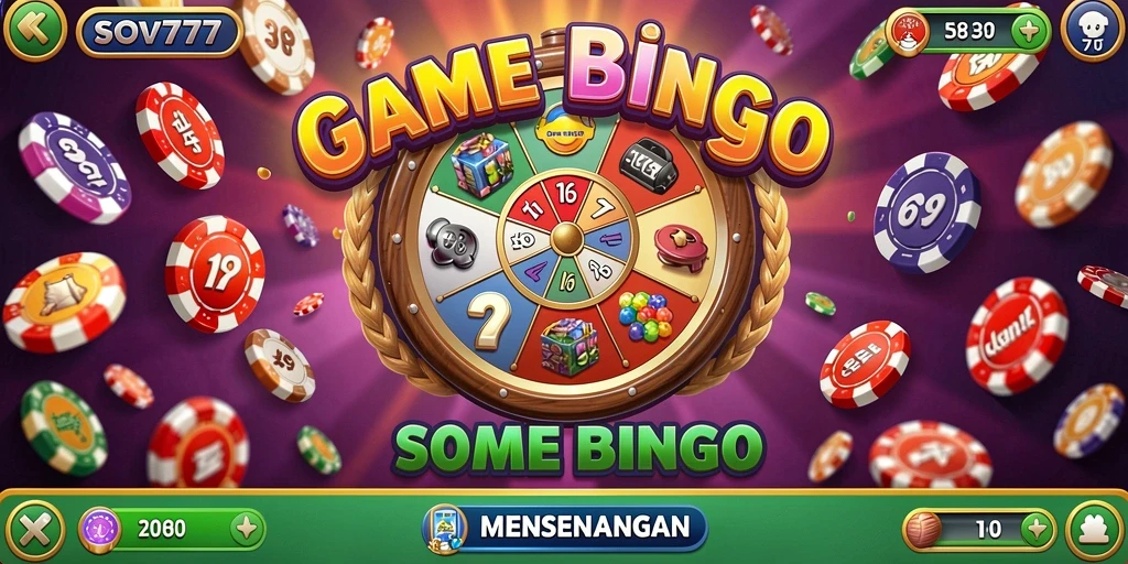 Tampilan permainan Bingo interaktif di SOV777, penuh keseruan.
