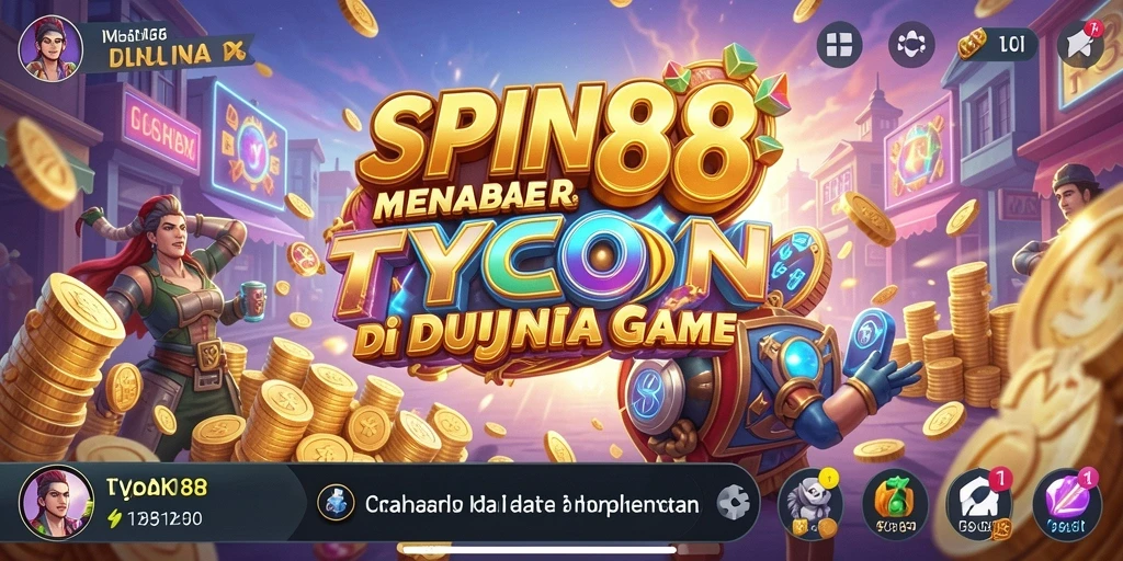 Tampilan gameplay SPIN88 yang menunjukkan strategi bisnis cerdas.