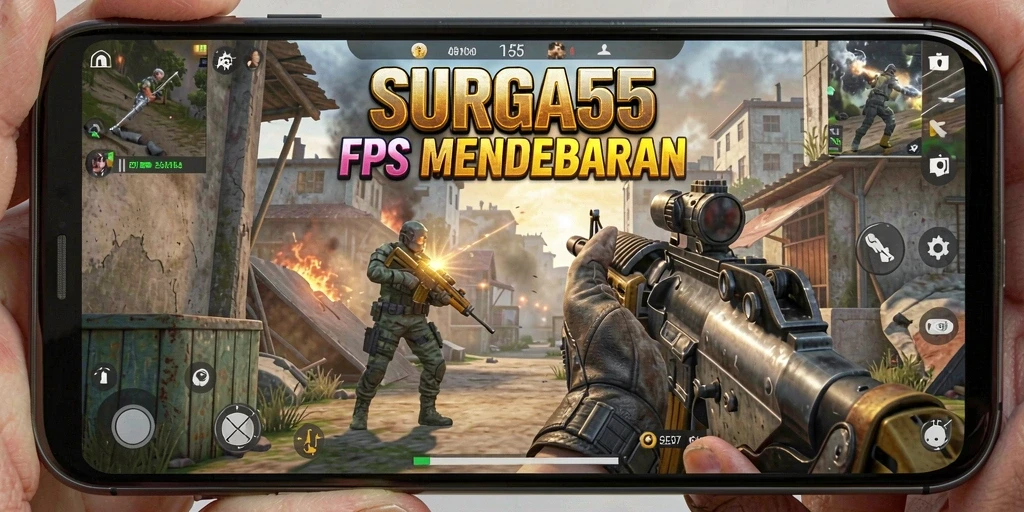 Tampilan aksi seru dari gameplay SURGA55 yang mendebarkan.