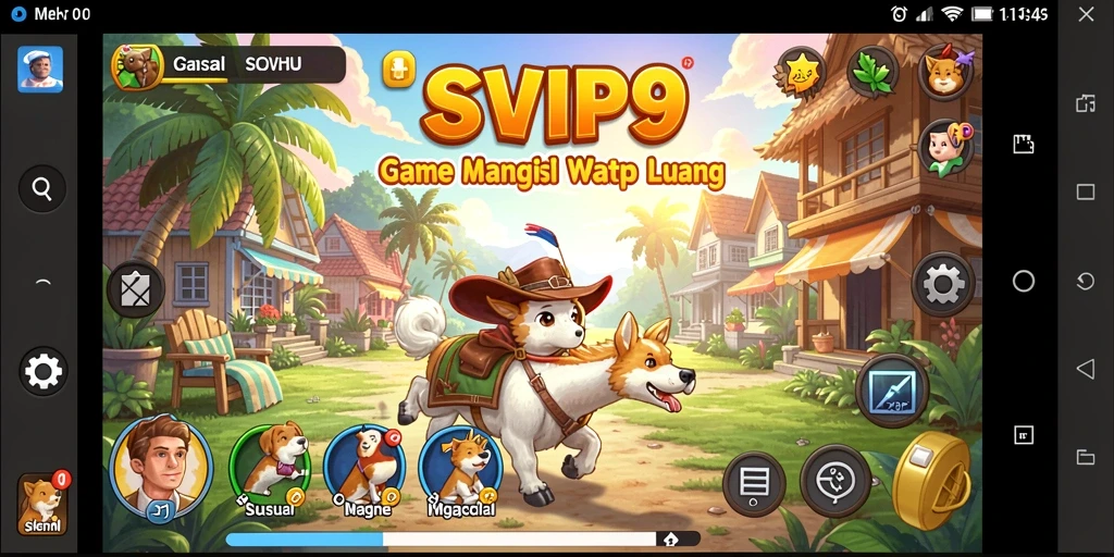 Tampilan gameplay SVIP9 yang penuh warna dan mengasyikkan.