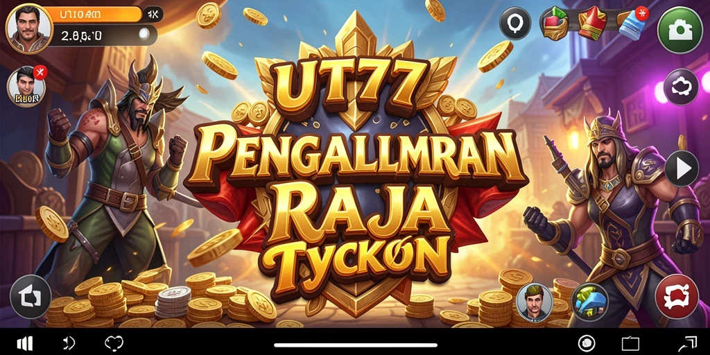 Tampilan gameplay UT77 yang penuh warna dan dinamis.